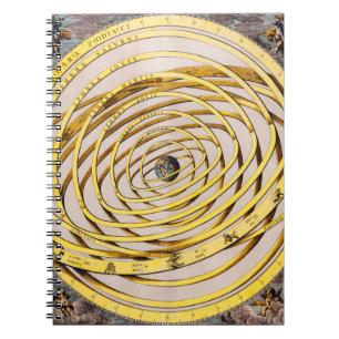 Celestial Karta Andres Celarius Notebook Anteckningsbok