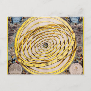 Celestial Karta Andres Celarius Postcard Vykort