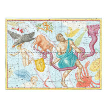 Celestial Karta från 1801