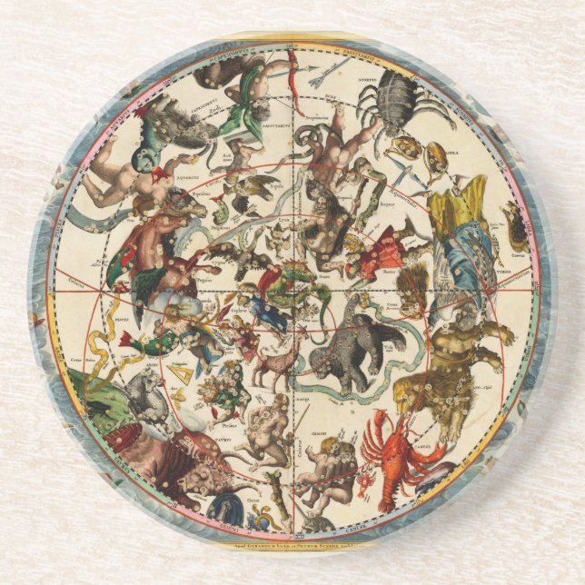 Celestial karta.jpg underlägg sandsten (Framsidan)
