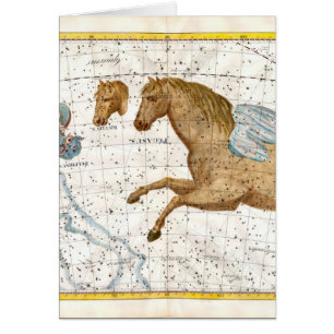 Celestial Karta Pegasus Hälsningskort
