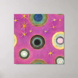 Celestial kartografi: Visionär Cosmos Canvastryck