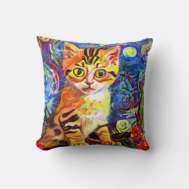 Celestial Kattunge Kudde (Framsida)