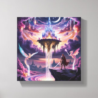 Celestial Kingdom Canvas Art - Mythical Flytande