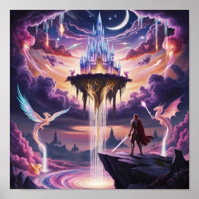 Celestial Kingdom Canvas Art - Mythical Poster (Framsidan)