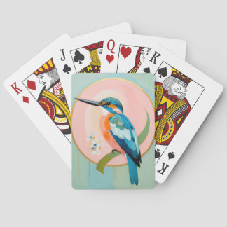 Celestial Kingfisher: A Study in Azure and Gold Casinokort