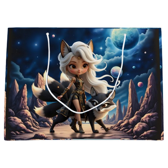 Celestial Kitsune – Vaktare av de Fyra Svansarna.  (Framsidan)