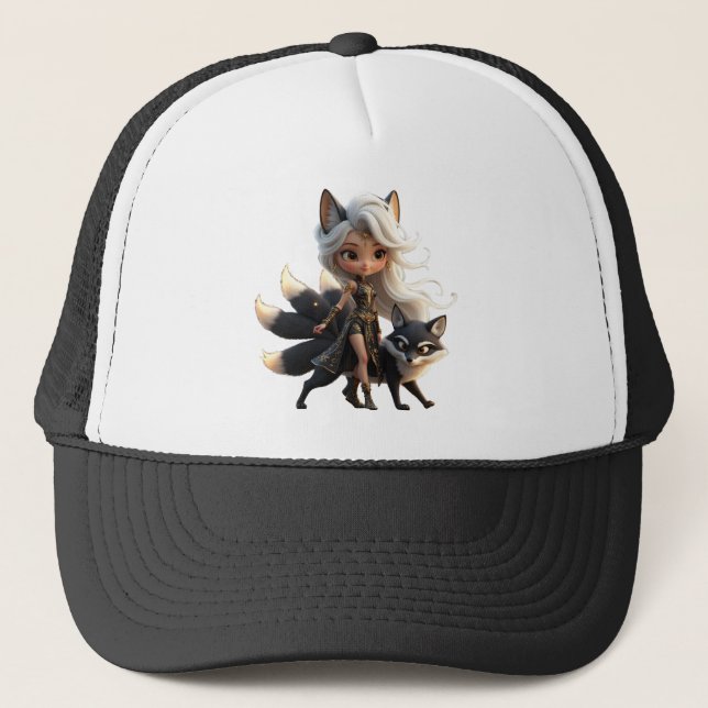 Celestial Kitsune – Vaktare av de Fyra Svansarna.  Keps (Framsida)