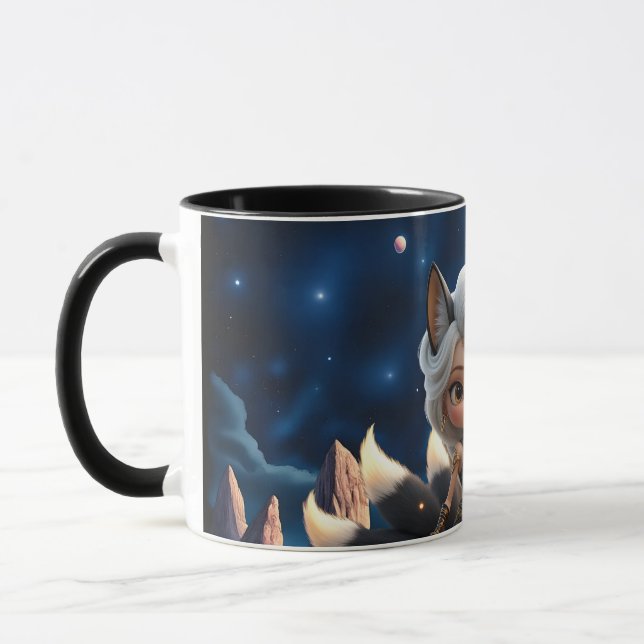 Celestial Kitsune – Vaktare av de Fyra Svansarna.  Mugg (Vänster)