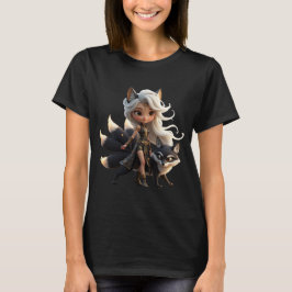 Celestial Kitsune – Vaktare av de Fyra Svansarna. T Shirt