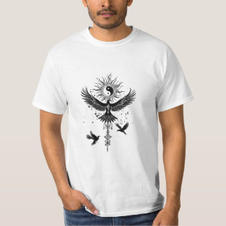 Celestial Korp Yin Yang Mystisk Totem T Shirt