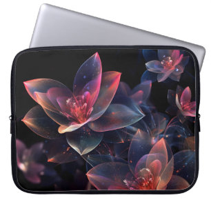 Celestial Kosmisk Lotusblomning Laptop Fodral
