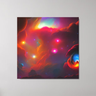 Celestial kropp canvastryck
