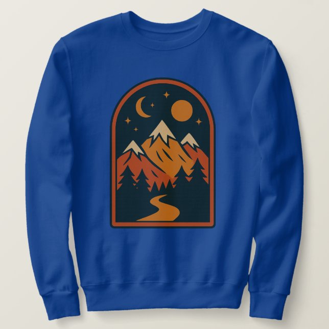 Celestial Landscape Men's Sweatshirt (Design framsida)