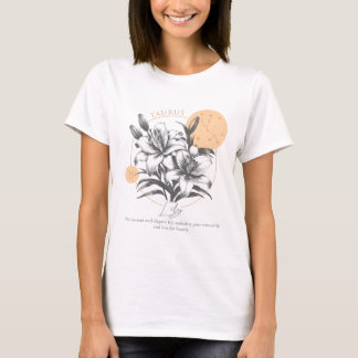 "Celestial Lily" Taurus T Shirt