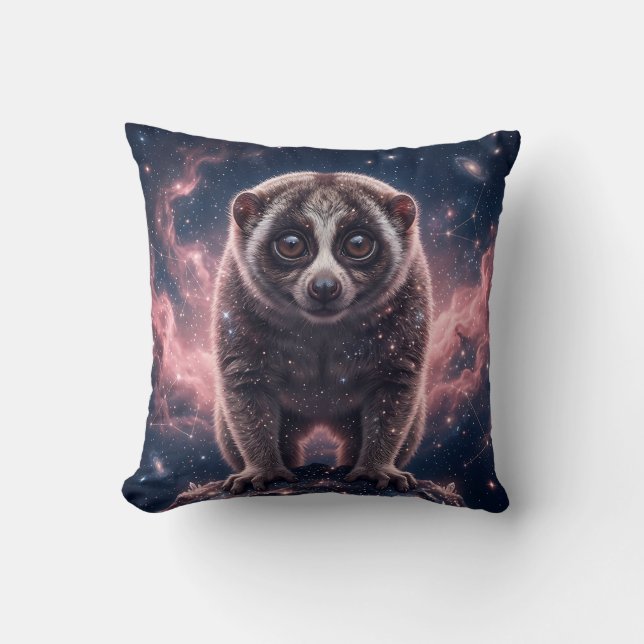 Celestial Loris Kuddinkast – Kosmisk Nebulosa Kons Kudde (Framsida)