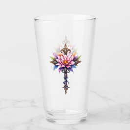 Celestial Lotus Cross Glaskopp