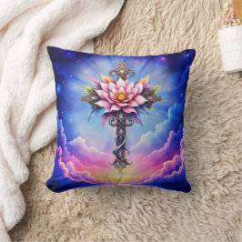 Celestial Lotus Cross Kudde
