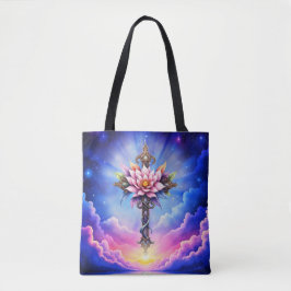 Celestial Lotus Cross Tygkasse