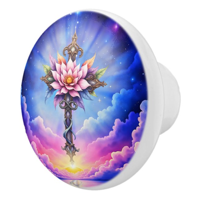 Celestial Lotus-kors  Knopp (Höger)