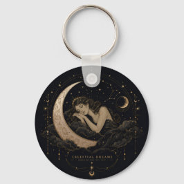 Celestial Lyx Måne & Stjärnor Charm  Nyckelring