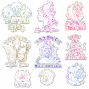 Celestial Magic Designs Sticker-sortiment Klistermärken