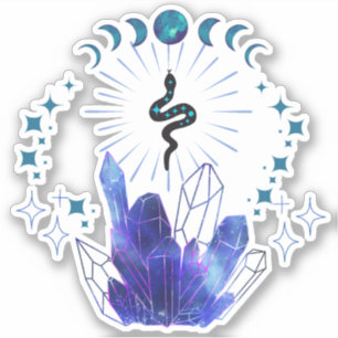 Celestial, Magic, Galaxy, Magiska spådomar Klistermärken
