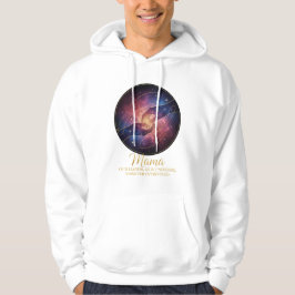 Celestial Mama Hands Galaxy Universe Hoodie