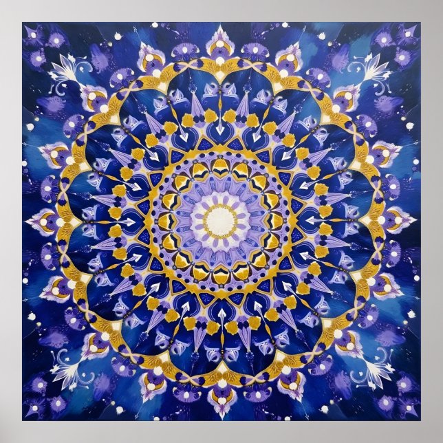 Celestial Mandala-affisch Poster (Framsidan)