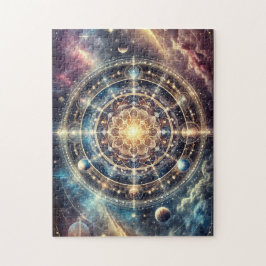 Celestial Mandala Galactic Harmony Meditation Gift Pussel