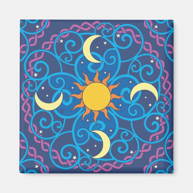 Celestial Mandala Magnet (Framsidan)