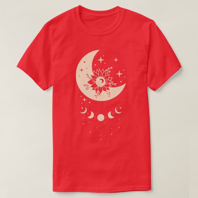 Celestial Måne1 T Shirt (Design framsida)