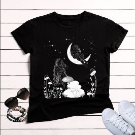 Celestial Måne Goddesses T Shirt
