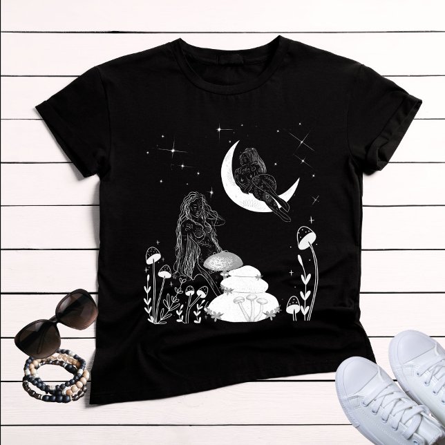 Celestial Måne Goddesses T Shirt (Skapare uppladdad)
