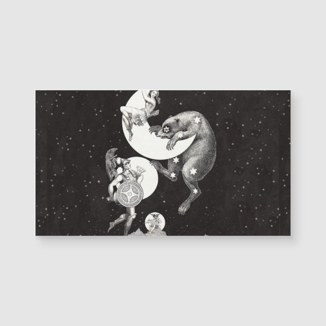 Celestial Måne Himlar Universe God Nattbelysning (Framsida)