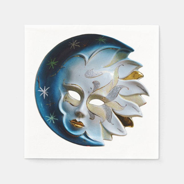 Celestial Måne och Mask Pappersservett (Framsidan)