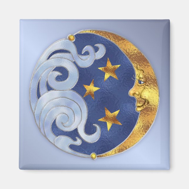 Celestial Måne och Stars Magnet (Framsidan)
