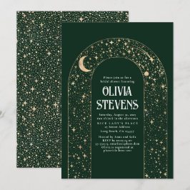 Celestial Måne och Stars Möhippa Inbjudningar