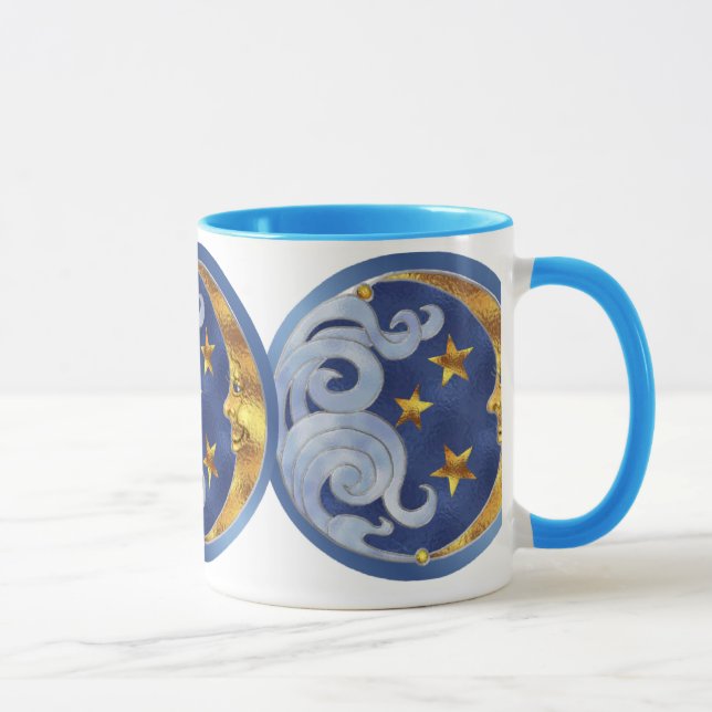 Celestial Måne och Stars Mugg (Höger)