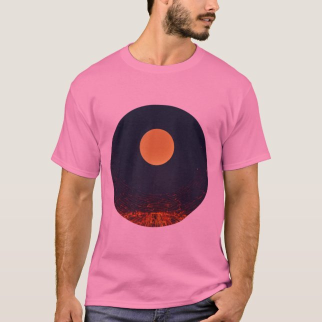 "Celestial Måne Phase T-Shirt - Unisex Lunar Desig (Framsida)