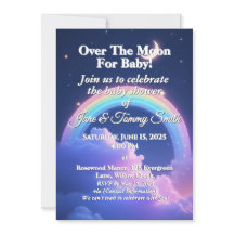 Celestial Måne & Stars Rainbow Baby Shower