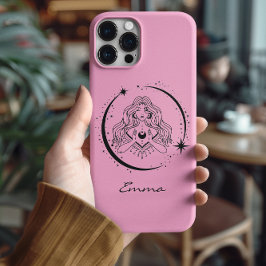 Celestial måne-stjärnor,boho,elegant astronomi,ros