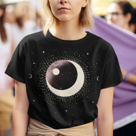 Celestial Måne T Shirt