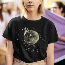 Celestial Måne T Shirt