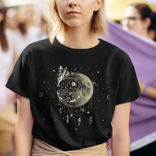 Celestial Måne T Shirt