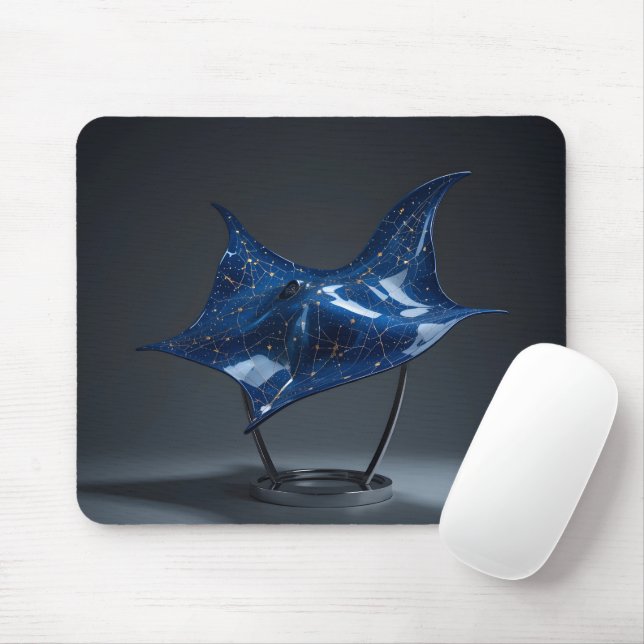 Celestial Manta Sculpture Musmatta (Med mus)