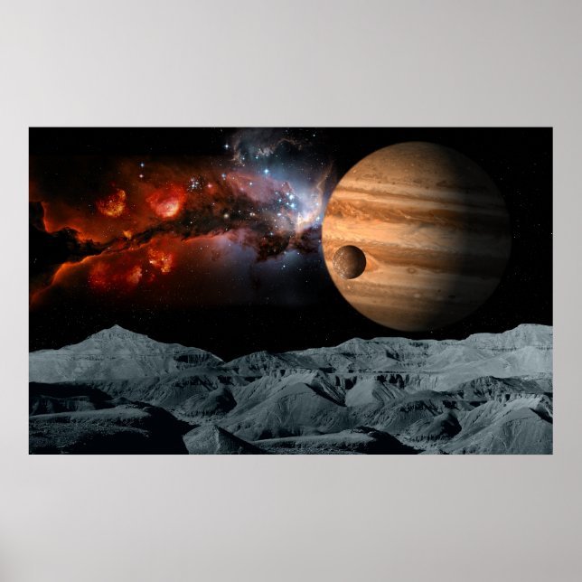Celestial Marble Poster (Framsidan)