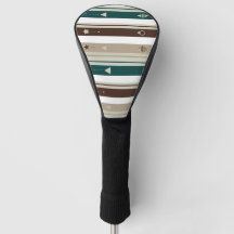 Celestial Modern Triple Stripe Golf Driver Cover