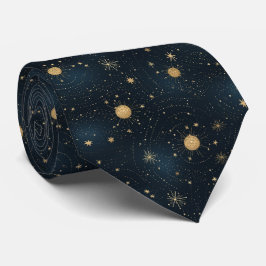 Celestial Monogram Necktie Slips