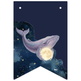 Celestial Moon Baby Shower Banner | Val & Måne P Vimplar